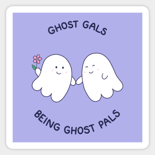 Ghost Gals (purple) Sticker